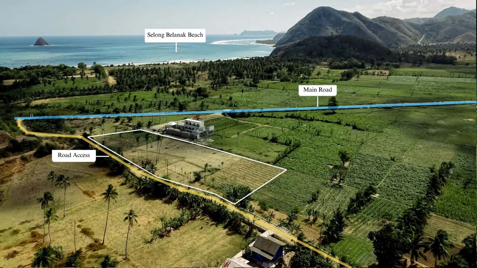 Lands for Sale in Selong Belanak, South Lombok - 5000-9300 sqm