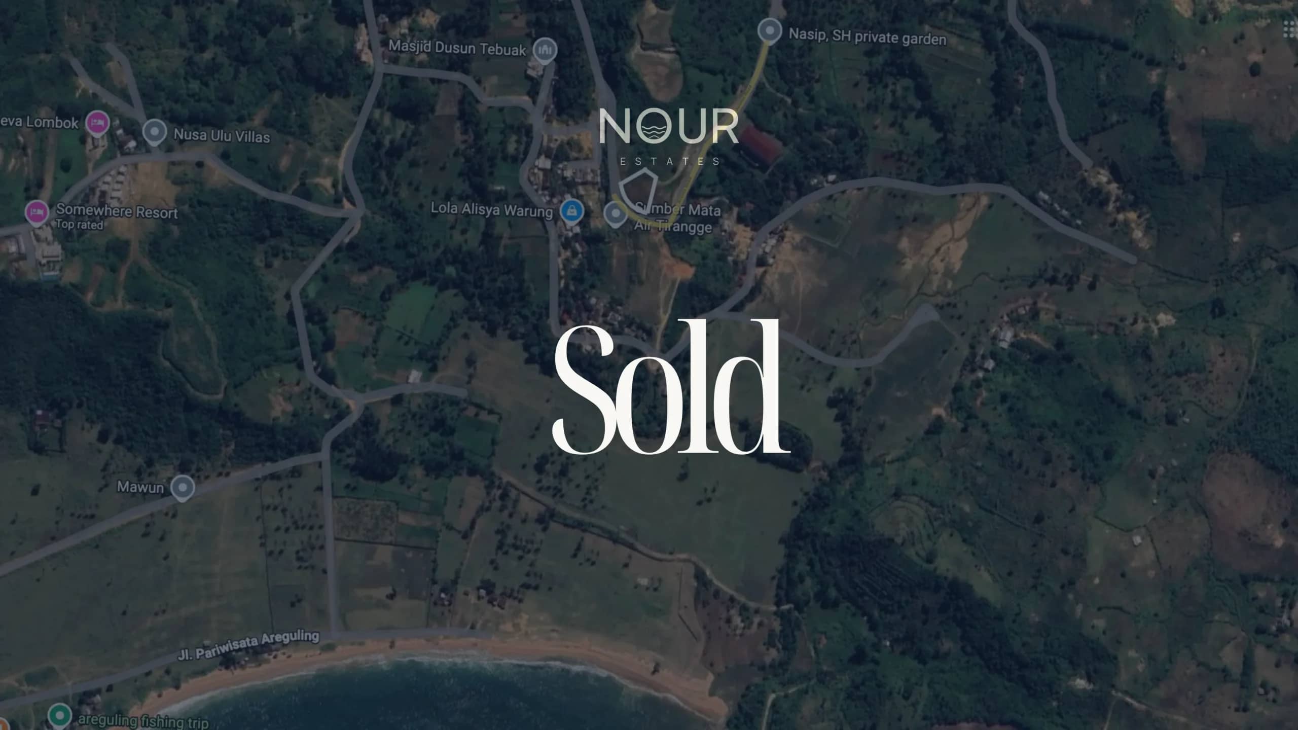 Lands for Sale in Are Guling, South Lombok - 825 sqm