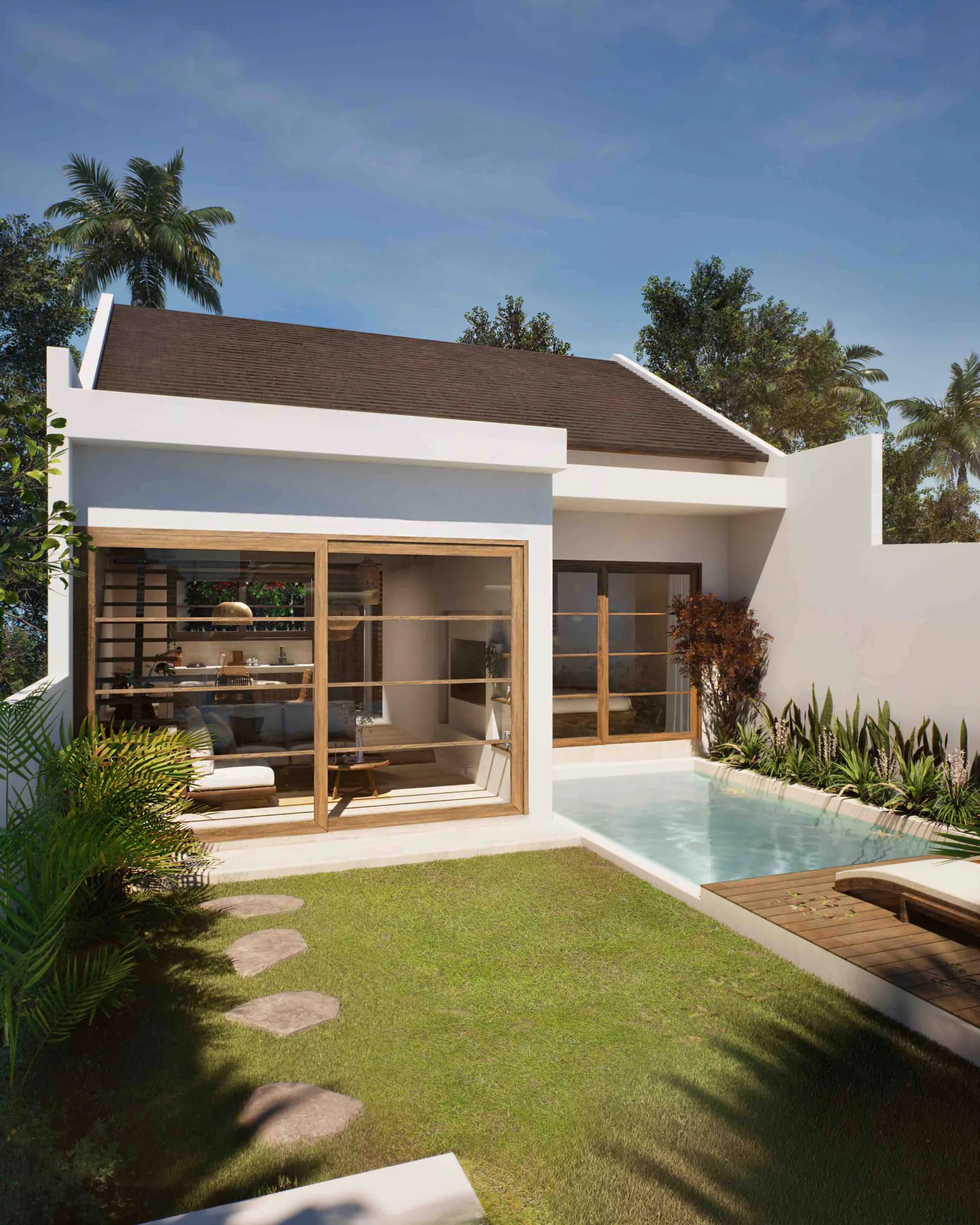 1-bedroom villa spacious villa for sale in kuta lombok