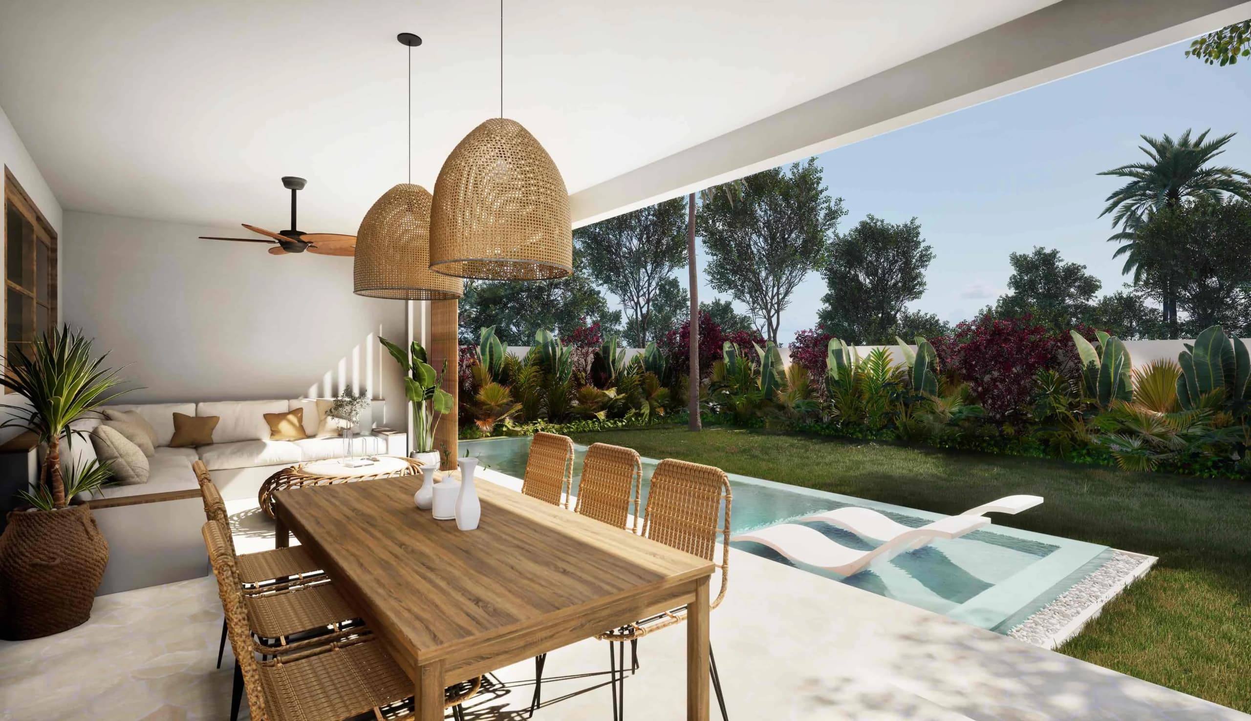 2-bedroom villa living spacious villa for sale in kuta lombok