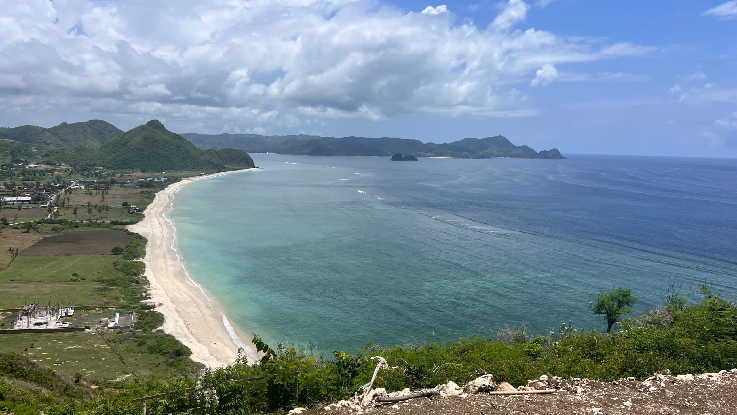 Magnificent Sea View from an Island cliff when buying land in Lombok - Lombok Land for Sale