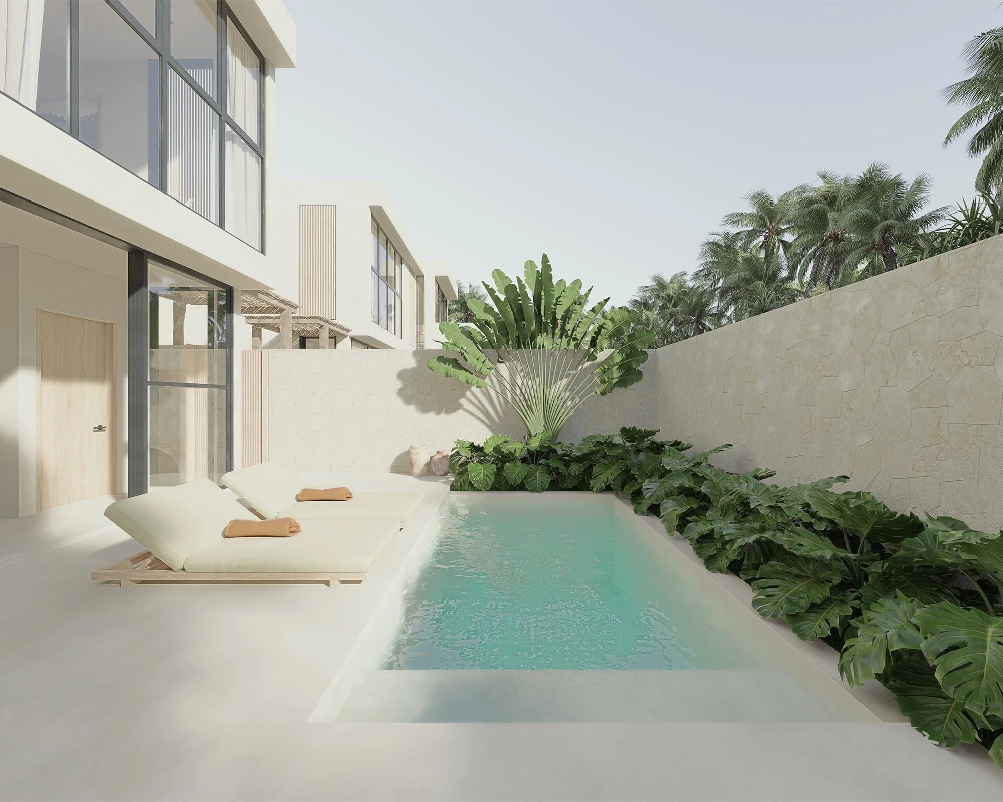 Pool Villa in Kuta Lombok for sale