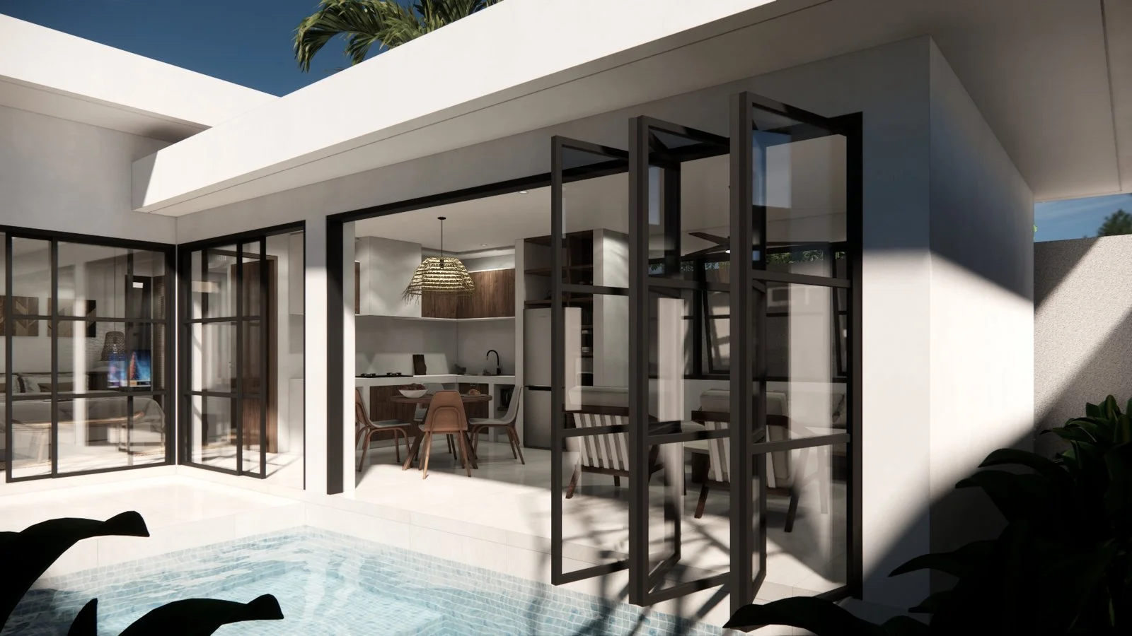 Modern 2-bedroom villa for sale in Kuta Lombok