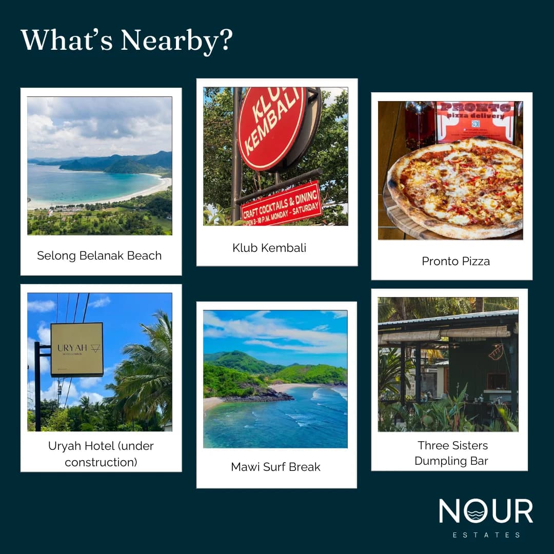 Flat land for sale in Selong belanak