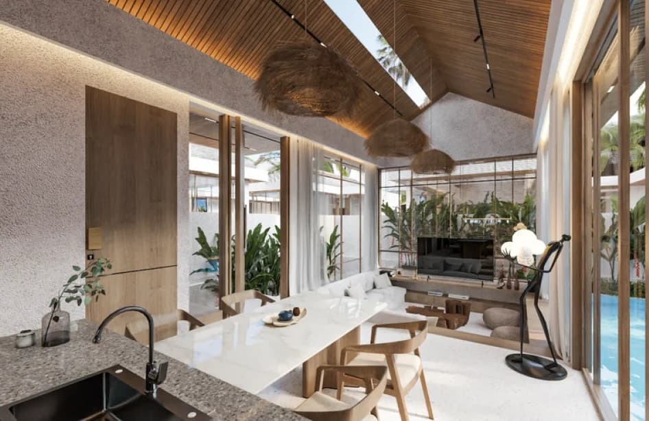 Palm villas living room