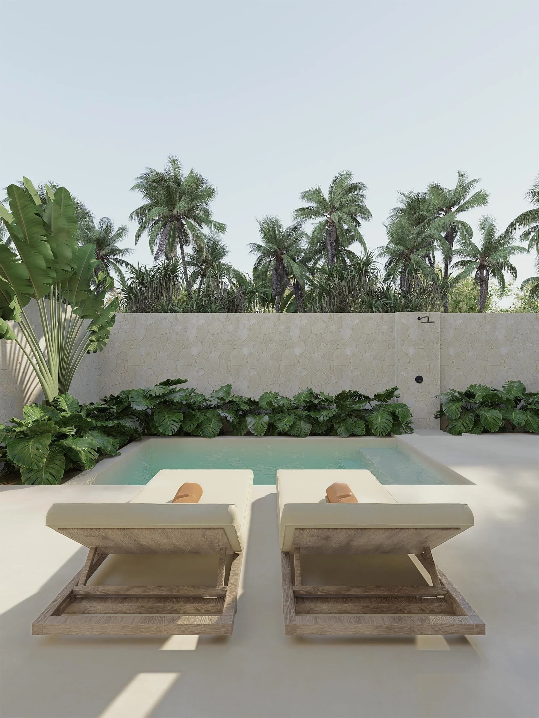 Pool Villa in Kuta Lombok for sale