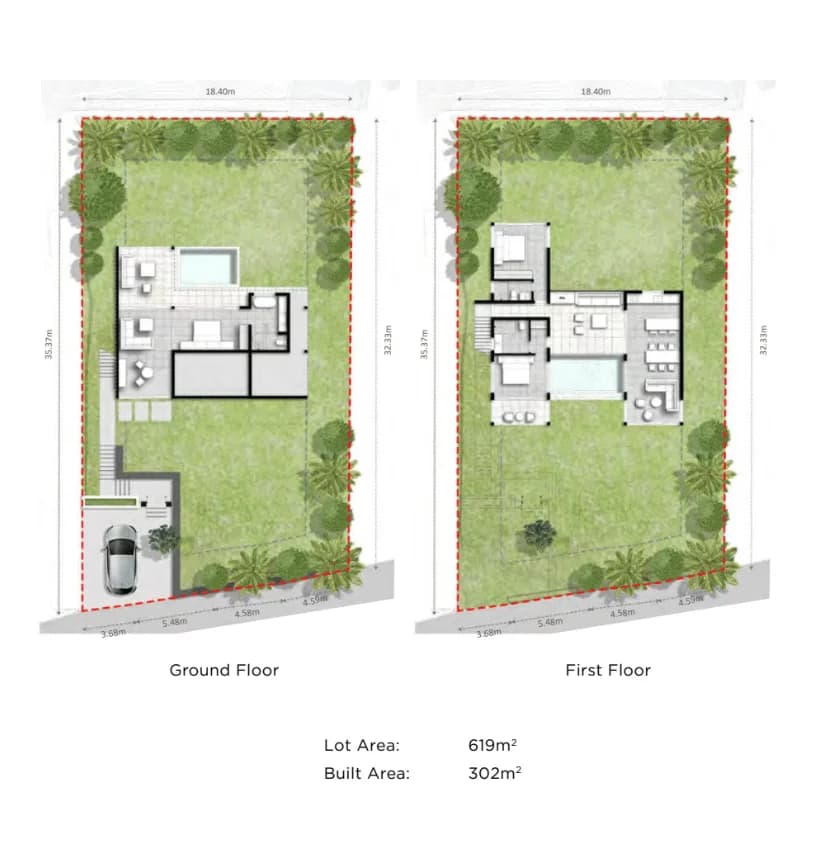 Ocean View Villa Package for Sale in Selong Belanak