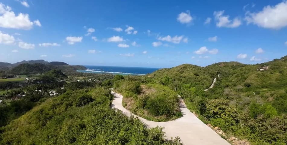 Ocean View Land for Sale in Tampah Lombok