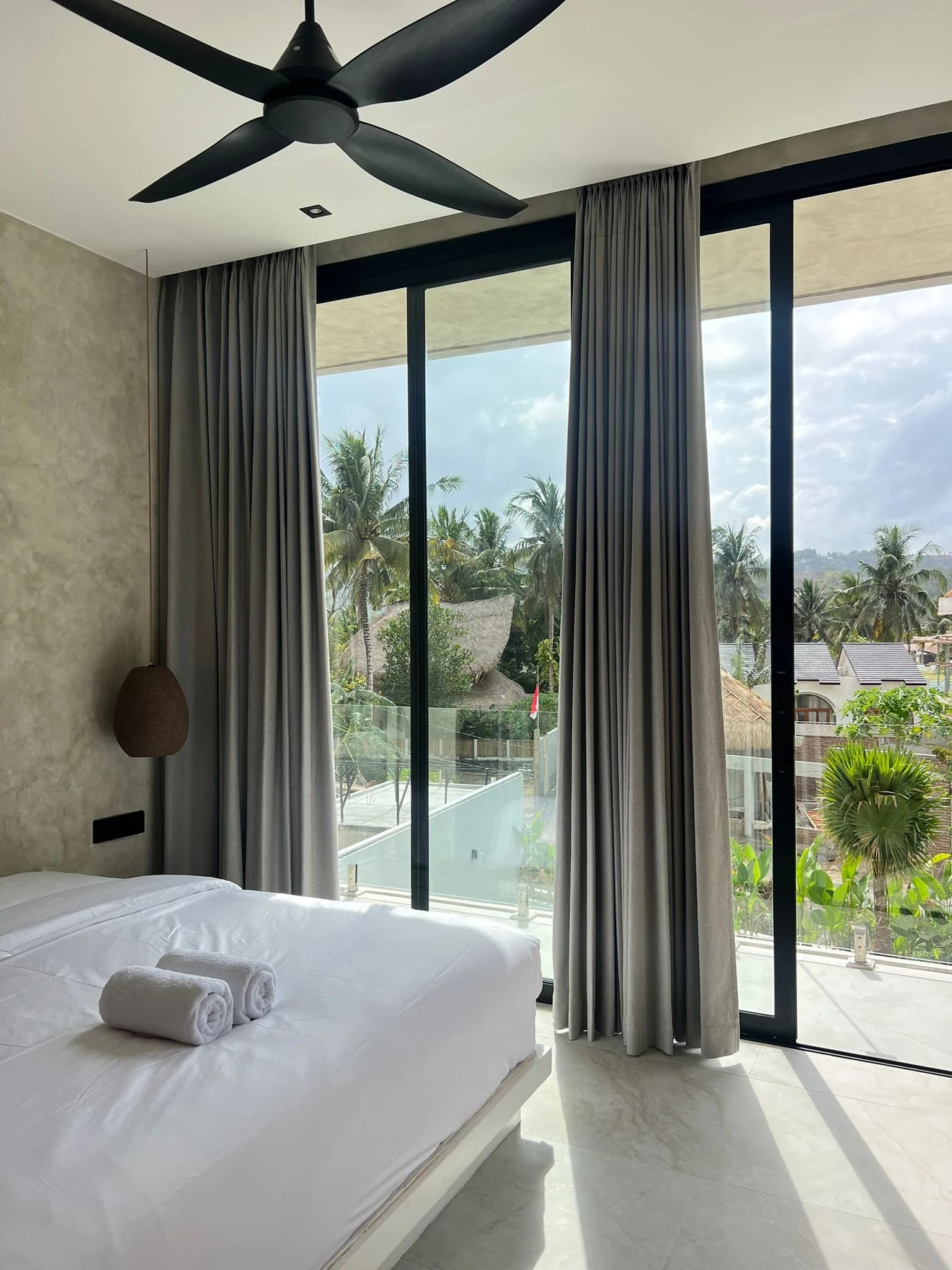 Modern 3-bed villas for Sale in Kuta Lombok bedroom