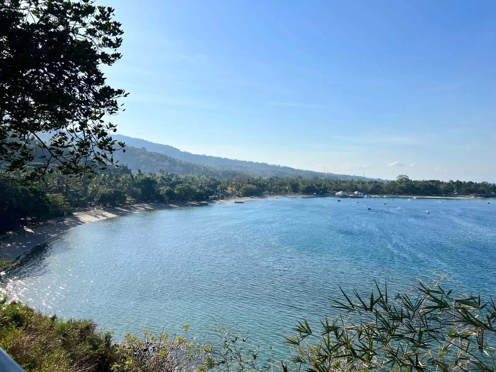 View on Senggigi Beach