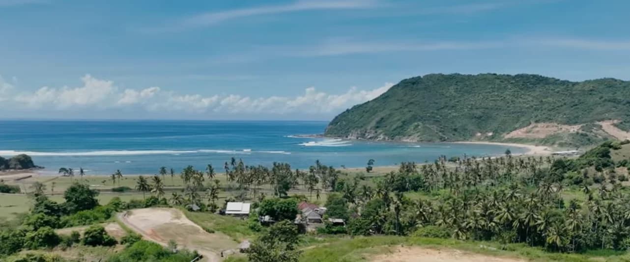 beachfront land for sale in Are Guling