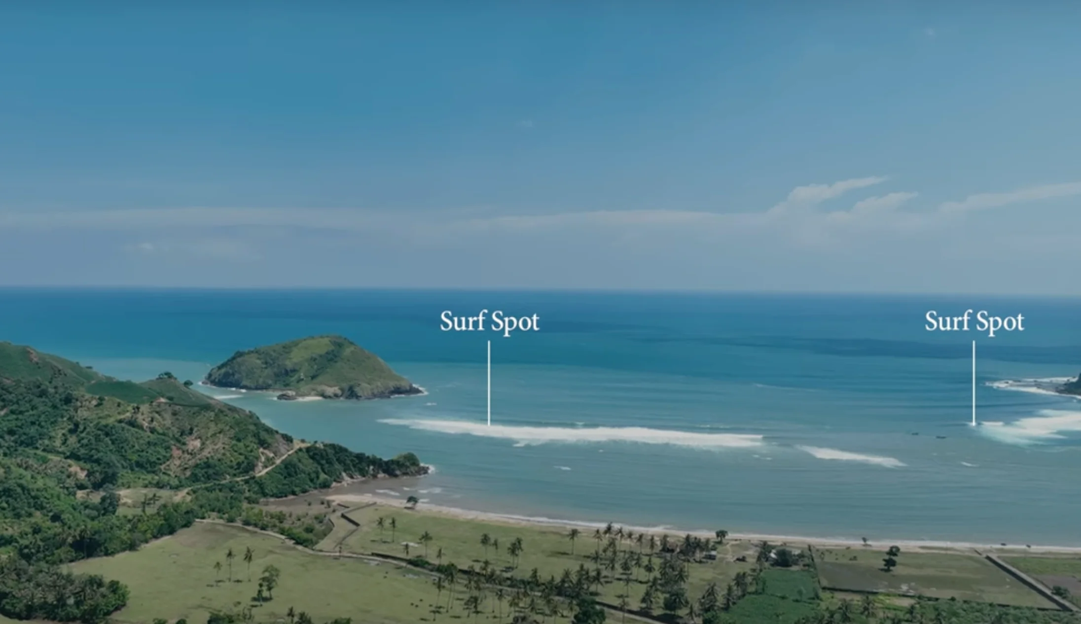 beachfront land for sale in Are Guling