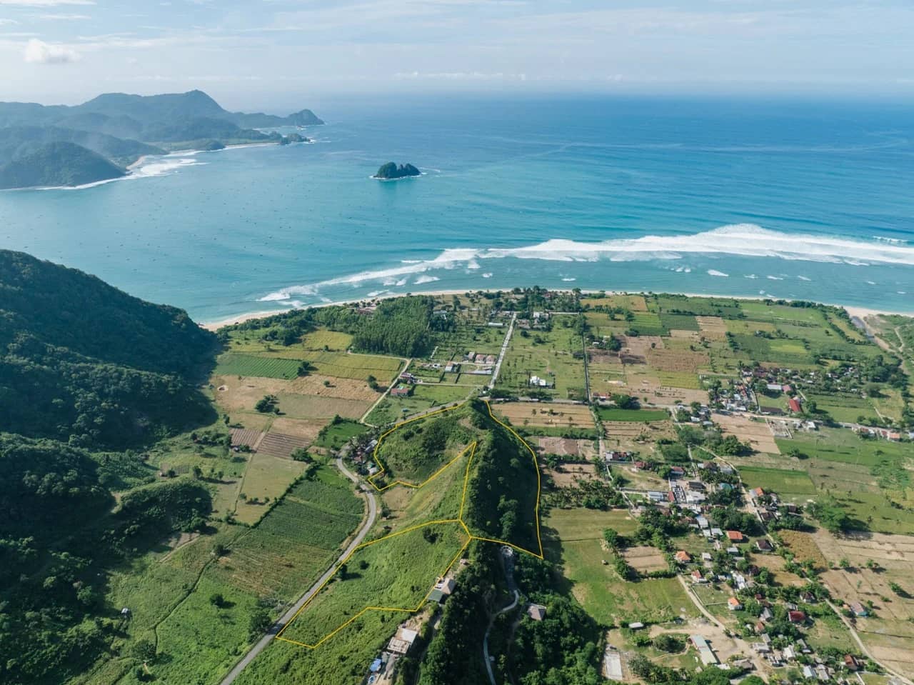 Lands for Sale in Serangan, South Lombok - 1400 sqm