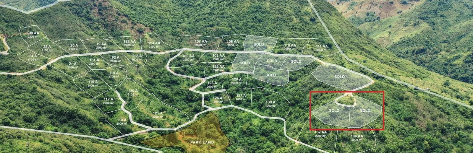 Oceanview land for sale in Tampah Lombok