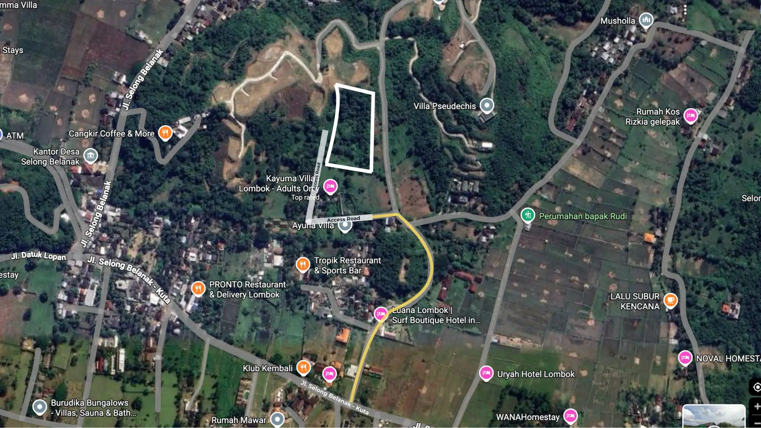 Lands for Sale in Selong Belanak, South Lombok - 4000 sqm