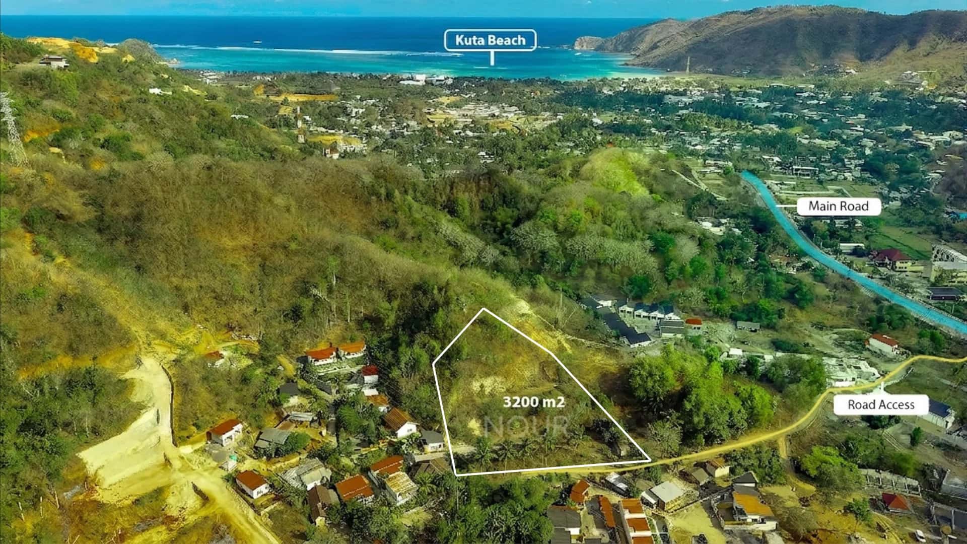 Hilly Land for Sale in Kuta, South Lombok
